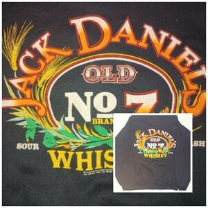 Vtg 1988 Jack Daniels Crewneck Sweatshirt Mens XL No.7 Whiskey Sour Mash